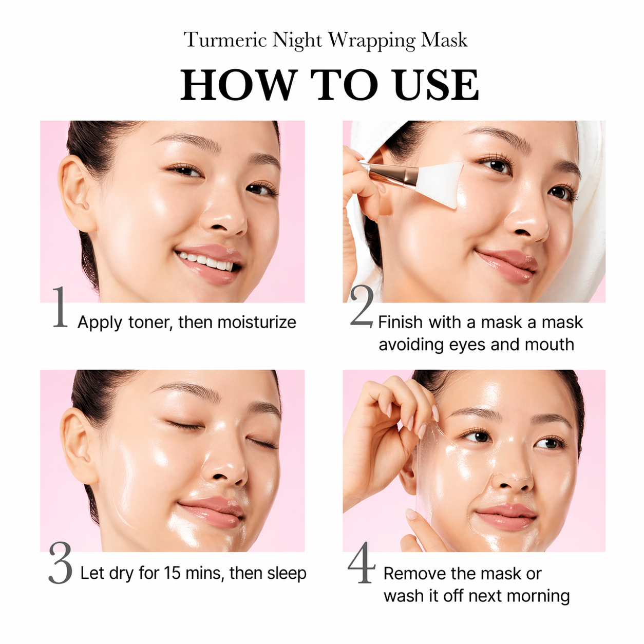 Golden Glow Kojic Acid & Turmeric Brightening Peel Off Mask - 75ml