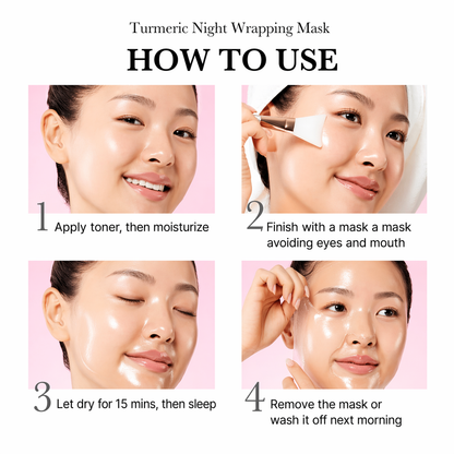Golden Glow Kojic Acid & Turmeric Brightening Peel Off Mask - 75ml