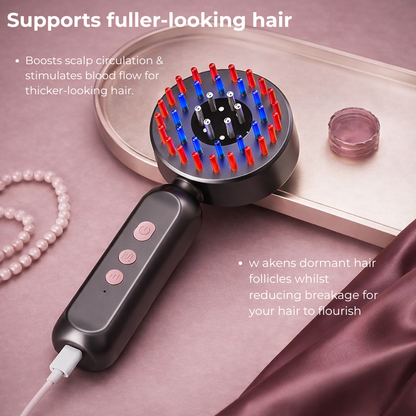 Luxurea™ Revive Red Light Therapy Scalp Massager