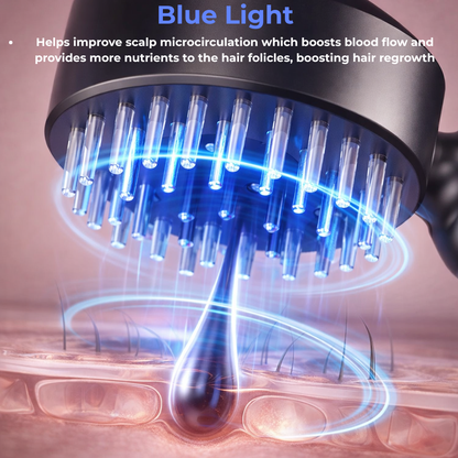 Luxurea™ Revive Red Light Therapy Scalp Massager