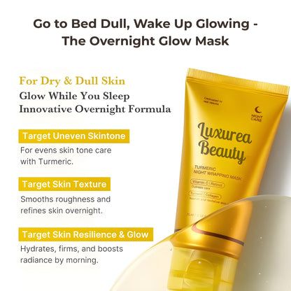 Golden Glow Kojic Acid & Turmeric Brightening Peel Off Mask - 75ml