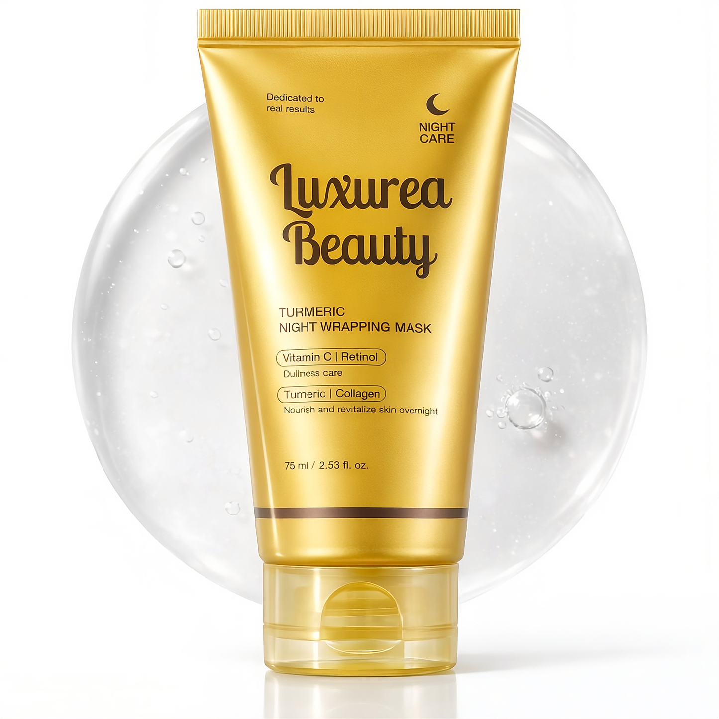 Golden Glow Kojic Acid & Turmeric Brightening Peel Off Mask - 75ml